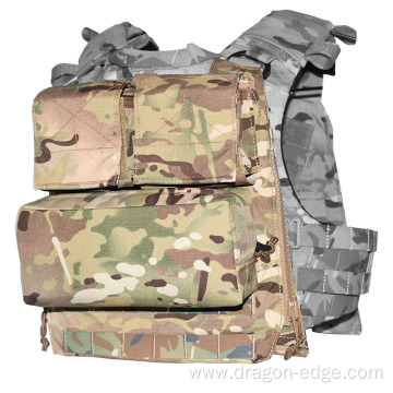 Tactical Vest Pouch Bag Zip-On Panel FIT CPC